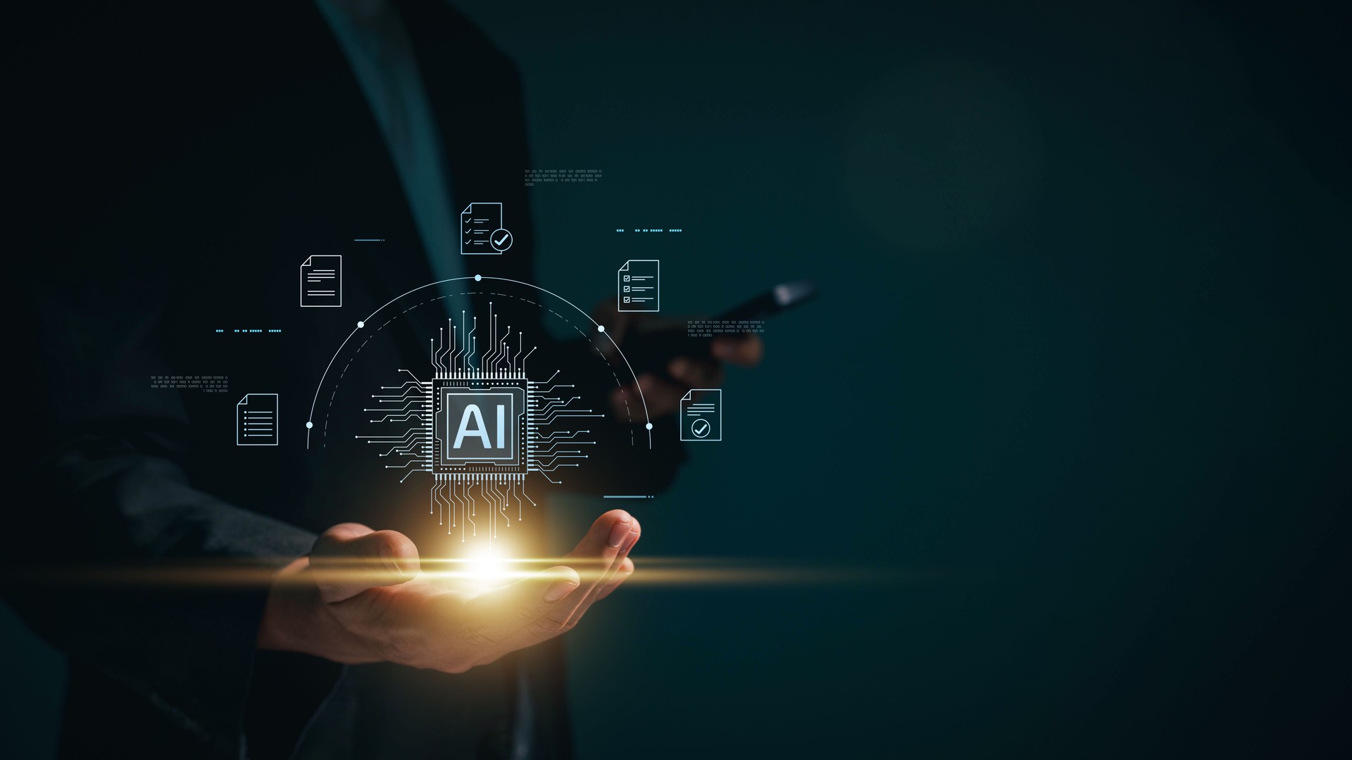 Artificial intelligence (AI) is used by businessmen in document management systems, online documentation databases, and digital file storage systems or software, record keeping, database technology